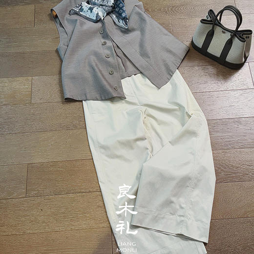 【预售7天】良木礼艾草休闲裤（腰带）（3136） 商品图3