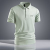 【7A抗菌凉感醋酸亚麻桑蚕丝】罗蒙男士夏季polo衫防紫外线短袖t恤男polo衫休闲百搭上衣 商品缩略图1
