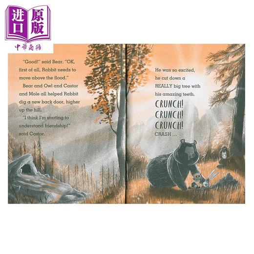 【中商原版】胖熊与瘦兔5册 Rabbit and Bear1-5 送音频 520~560L 兔子和熊英文原版 风趣幽默 桥梁故事 管理情绪 学会交往方法 商品图3