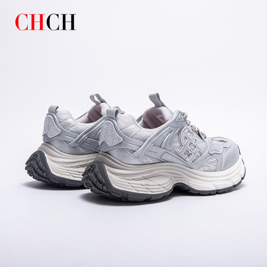 CHCH平衡鞋2025夏季新款厚底休闲老爹鞋网面运动鞋女鞋CP1B5411 商品图8