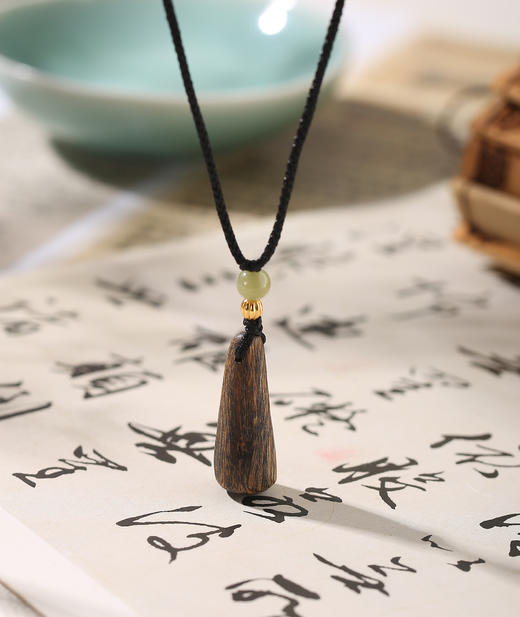 FX绿棋楠吊坠 BCQN366 商品图0