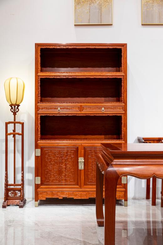 红桥红  家具严选  缅甸花梨(大果紫檀）  【书房搭配】 商品图2