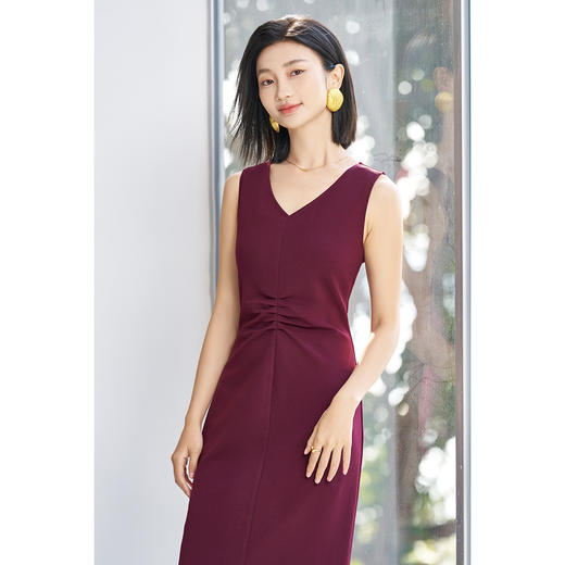 【通勤背心裙】2026春季时尚知性气质修身显瘦连衣裙5274 商品图3