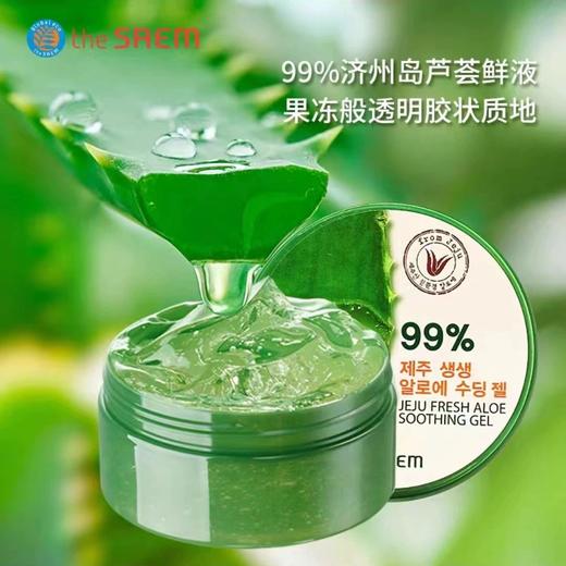 韩国正品the SAEM/得鲜济州岛99%芦荟胶补水保湿舒缓祛痘印面霜 商品图2