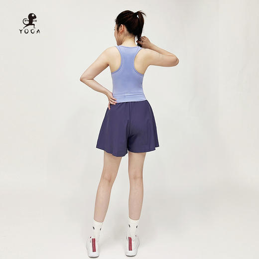 壁虎瑜伽【2506SY357+2506KZ358】显瘦宽松短裤套装（一体式胸垫）【发货】 商品图3