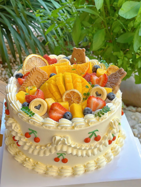 鲜果款动物奶油蛋糕