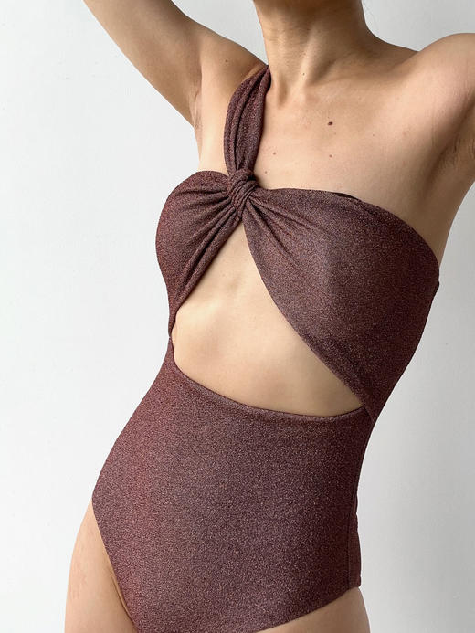 HAI｜41102 Stardust oneshoulder Onepiece  [粼粼 美人鱼绕肩连体泳衣 ] 商品图1