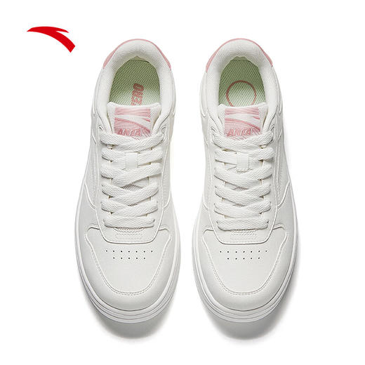 安踏破竹丨简约板鞋女鞋百搭轻质小白鞋舒适运动休闲鞋女122538015 商品图2