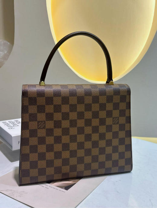 LV 中古 棕棋盘格 凯莉 手提包 商品图1