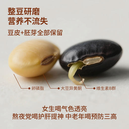 探寻初味—纯黄豆/黑豆有皮有渣豆浆粉 商品图6