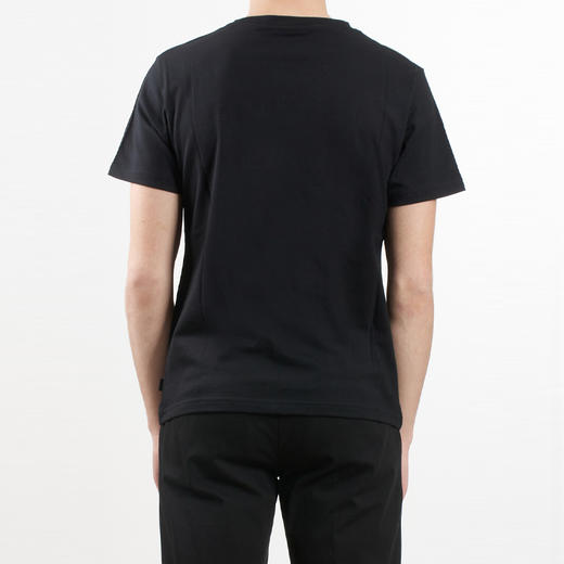 GCDS 男士棉质字母徽标圆领短袖T恤 黑色 B1XM2316JG8 99 商品图2