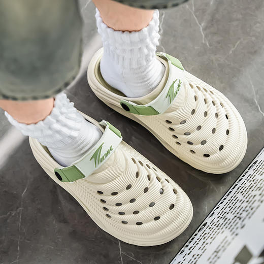 金莱克透气洞洞鞋JLK-2503【预售灰绿36-37 下单7天内发货】 商品图11