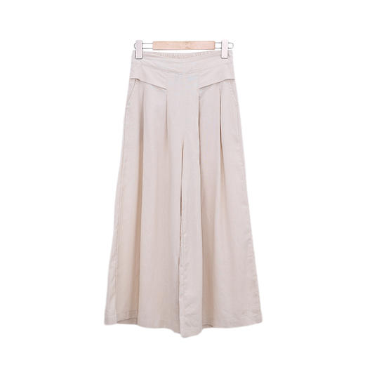 DH25RZ9032棉麻阔腿九分裙裤RJ029 商品图8