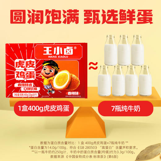 王小卤卤蛋16只/盒盐焗味鸡蛋虎皮鸡蛋办公室小吃减脂期零食泡面 商品图1