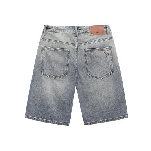 【新品上新】HX 夏季水洗牛仔五分裤微宽松手感柔软S207522059101 商品图1