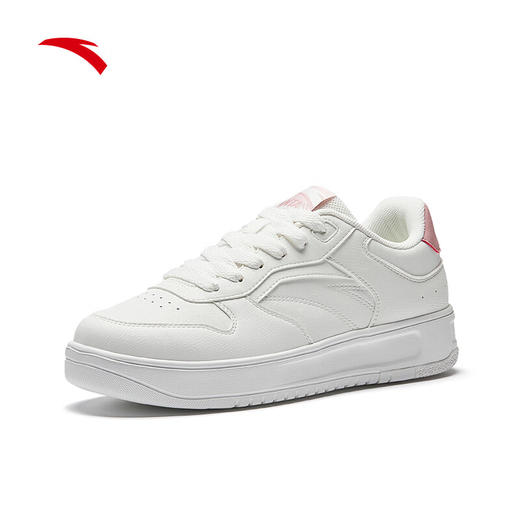 安踏破竹丨简约板鞋女鞋百搭轻质小白鞋舒适运动休闲鞋女122538015 商品图1