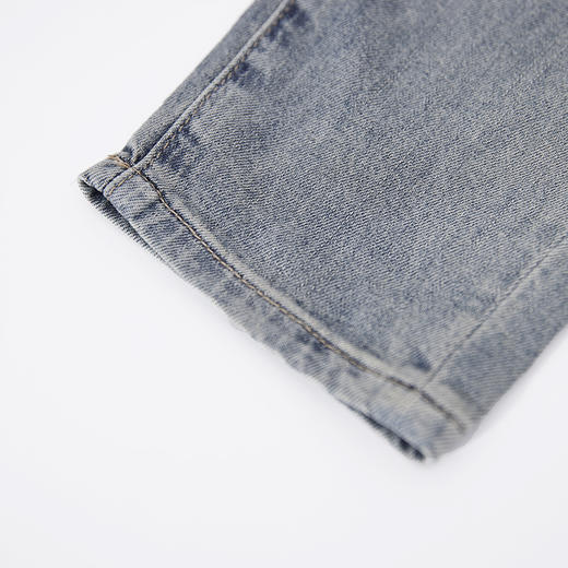 【新品上新】HX 夏季水洗牛仔九分裤修身S210520054101 商品图5