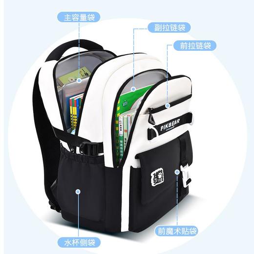 甄选 | 初中高中新款大容量男女生减负护脊书包 商品图2