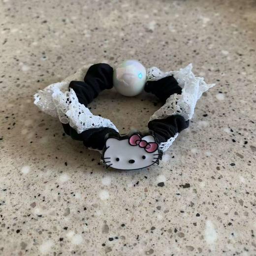 LINCHAOZHANG PLJ250006小香风蕾丝边小肠发圈 商品图0