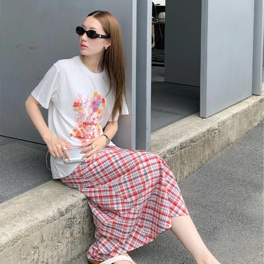 【YIYE雪花棉钉珠短袖】雪花竹节棉面料 轻薄柔软 莫奈花园短袖 花花草草元素 商品图3