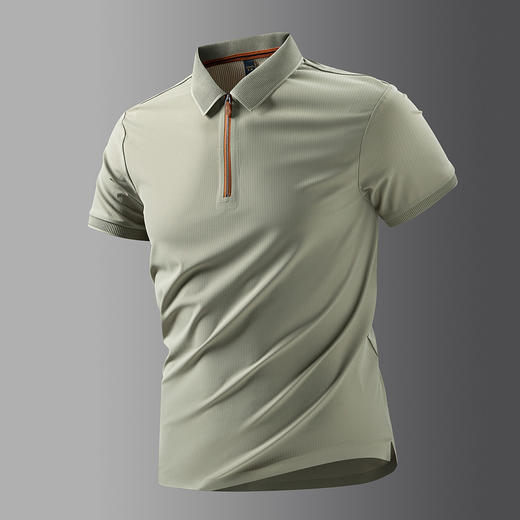 【凉感抗菌抗皱】罗蒙男士夏季休闲商务polo衫男短袖t恤男士t恤短袖 商品图2
