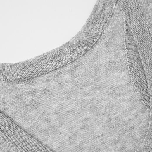 ROMI STUDIO“肤感至上”醋酸丝长绒棉混纺无袖针织背心 RWCRST3828 商品图3