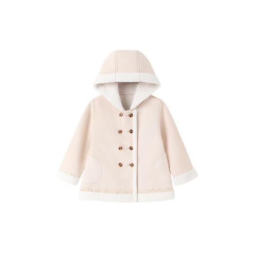 【商场同款】英氏儿童外套秋冬女宝保暖连帽外套新款 商品图4