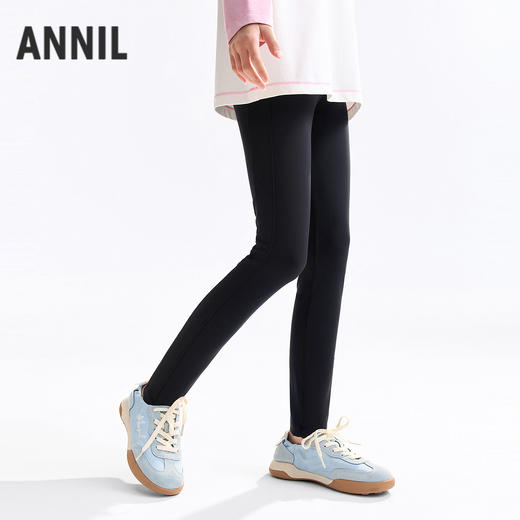 女童全腰针织打底裤秋季新款安奈儿童装EG536508 商品图2