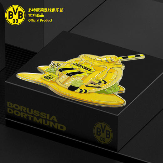 【官方正版】多特蒙德足球俱乐部 | 蜂蜜屋冰箱贴黄色锌合金材质周边 商品图2