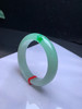 620252，52冰辣绿色手镯，冰甜绿底色，飘一抹辣绿色，干净清爽 商品缩略图1