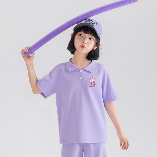 女童夏季上衣2025新款儿童夏装女孩大童POLO衫 商品图3