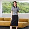 IWY/黑色包臀裙子女夏连衣裙灰色接拼职业装新款假两件西服裙 Q1399 商品缩略图0
