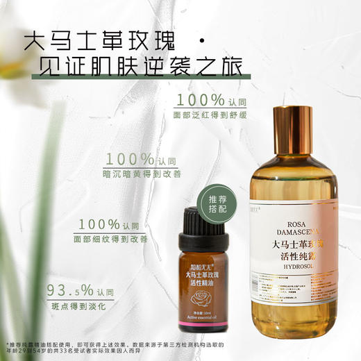 杞冠严选 | 知和无尤 · 大马士革玫瑰活性纯露 女生植物护肤油皮小众玫瑰花保湿 商品图1