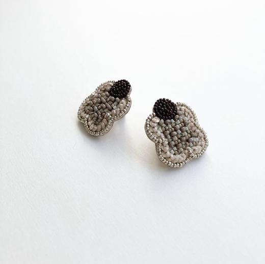 tamas 2色繁花耳钉/耳夹 商品图1