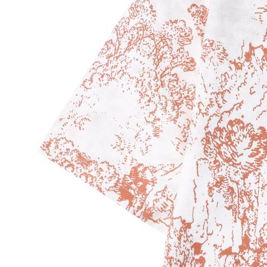 T3915夏季高级感新款男士美式满天星撞色印花短袖T恤圆领潮流百搭上衣 商品图4