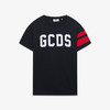 GCDS 男士字母徽标刺绣棉质圆领短袖T恤 黑色 B1XM2315JI9 99 商品缩略图0