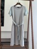 Martine Wester 女款双面水柔棉异料拼接连衣裙 11421231 商品缩略图10