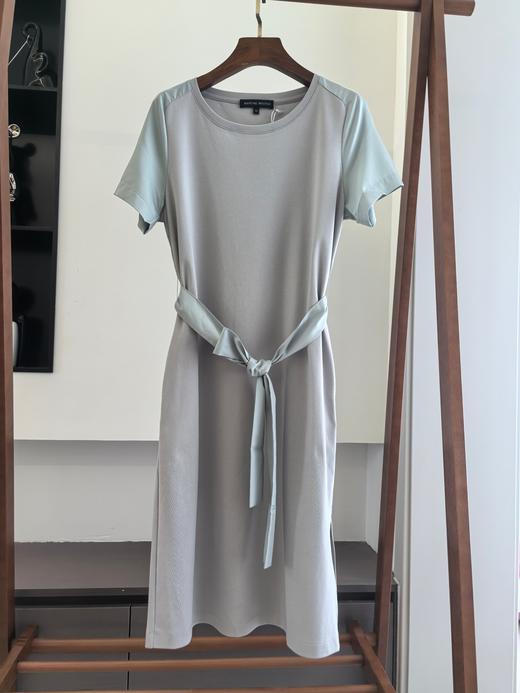 Martine Wester 女款双面水柔棉异料拼接连衣裙 11421231 商品图10