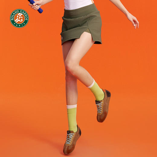 罗兰加洛斯法网网球裙女2023新款夏季半身裙包臀运动短裙小开叉 商品图1