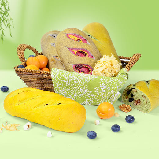 耘珂大列巴 | 芒果姜黄&石斛荞麦&金杏银耳&莲子红豆 手工新鲜现做 纯素烘焙「任买2条包邮」 商品图12