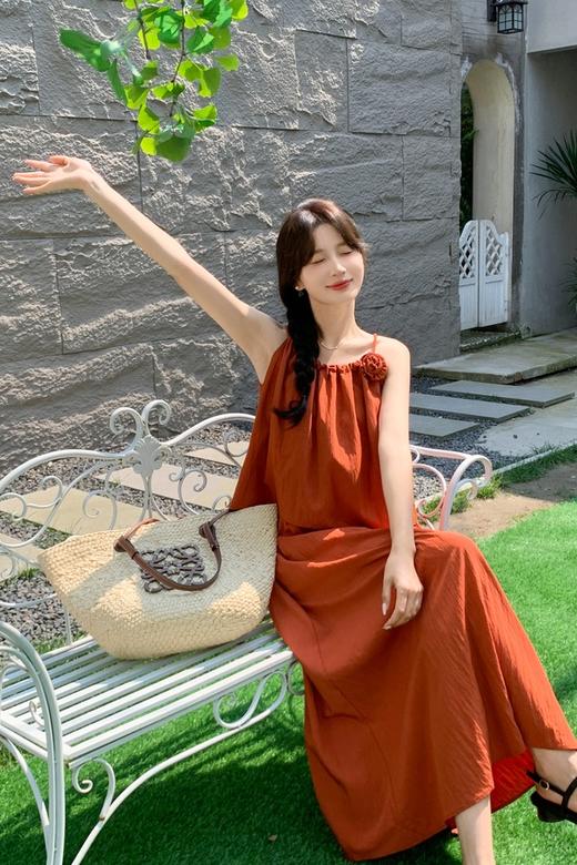 SUMMER & SAGE 韩系度假风慵懒吊带套装裙 20609 商品图1