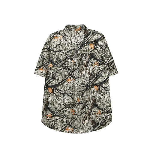 【新品上新】HX 夏季翻领短袖衬衫宽松S001520004101 商品图1