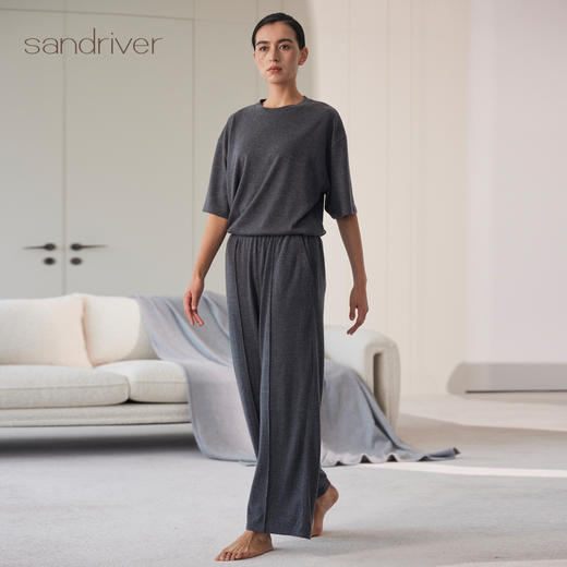 精纺羊绒直筒裤SJF97K040N 商品图2