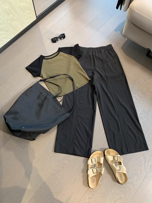 Lu🍋 Front-Pleat 系列 前侧压褶阔腿裤 商品图9