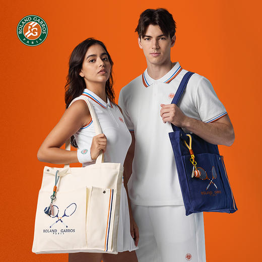 罗兰加洛斯法网运动网球包网球拍收纳包大容量背包帆布袋托特包 商品图0