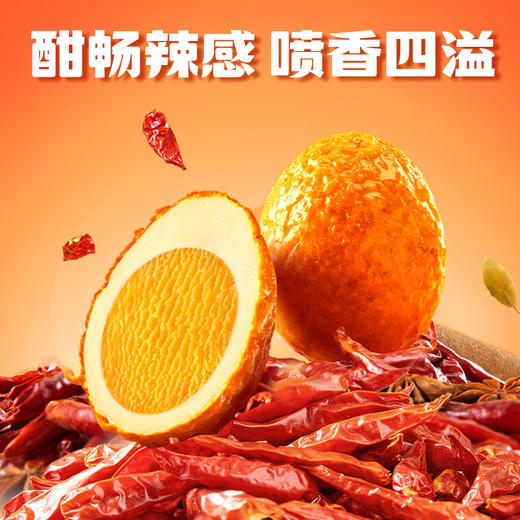 王小卤卤蛋16只/盒盐焗味鸡蛋虎皮鸡蛋办公室小吃减脂期零食泡面 商品图3