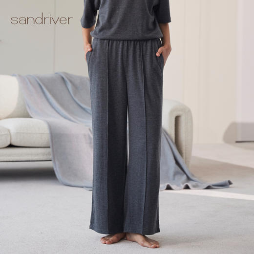 精纺羊绒直筒裤SJF97K040N 商品图0