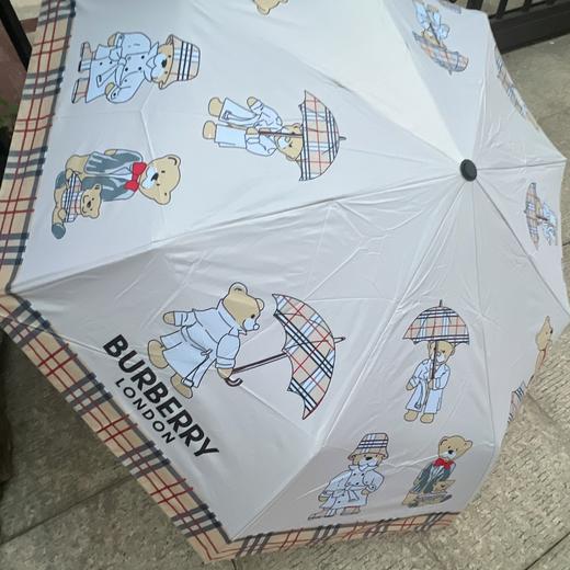 F668配礼盒 🐻🐻🐻burberry最新火爆三折口袋伞晴雨伞 商品图1