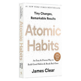 原子习惯 英文原版 Atomic Habits 建立好习惯打破坏习惯的简单方法 微小的习惯对生活的巨大影响力 James Clear 英文版进口英语书籍