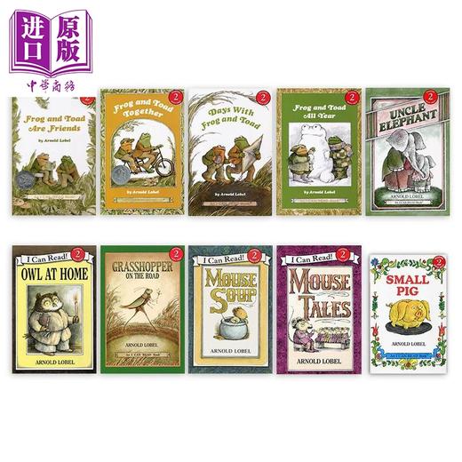 预售 【中商原版】青蛙和与蟾蜍10册 Frog and Toad 送音频 240-450L I Can Read 英文原版弗洛格绘本 凯迪克 汪培珽分级阅读读物 商品图2